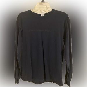 Black Crew Neck (S and M)